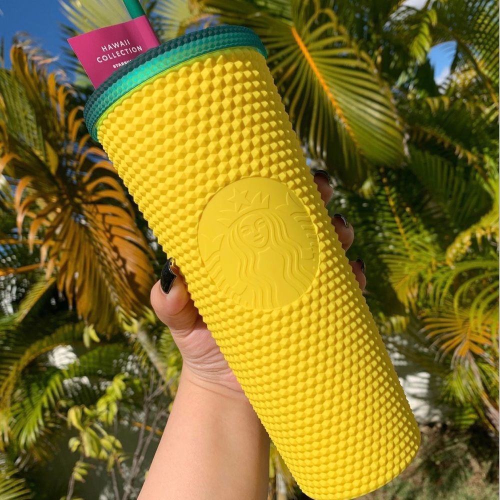 🍍2 Starbucks Hawaii pineapple studded tumbler 🍍 - Picture 4 of 6